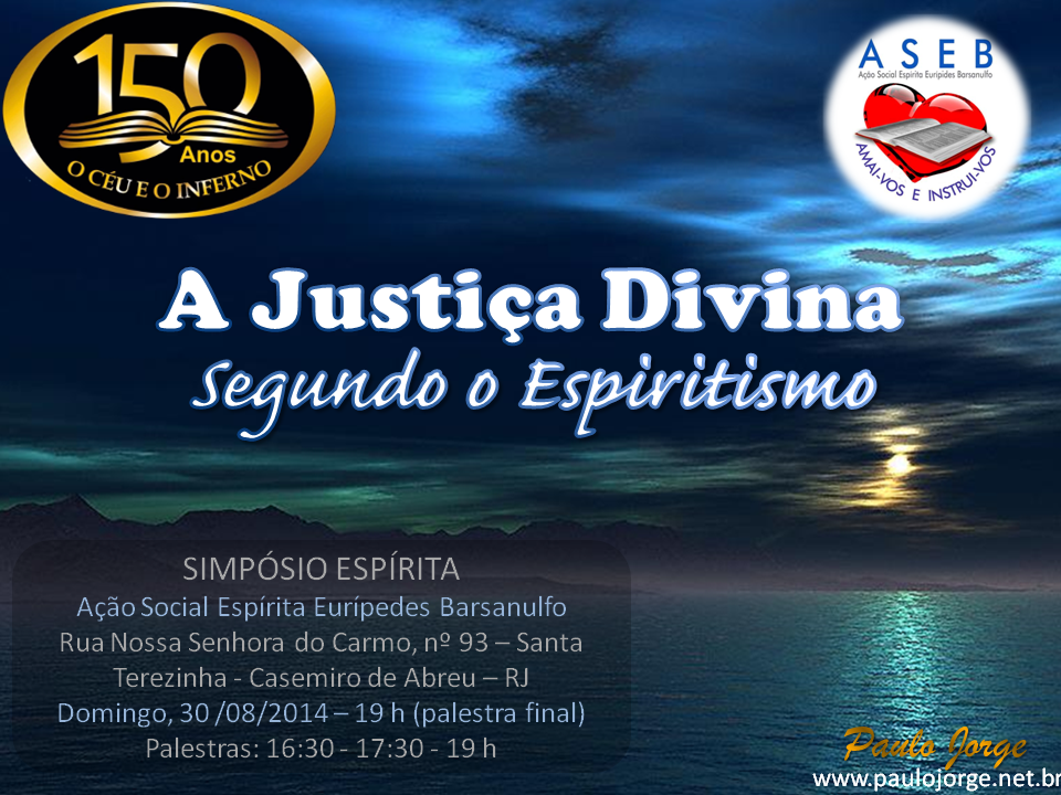 A justiça divina segundo o espiritismo (aseb)